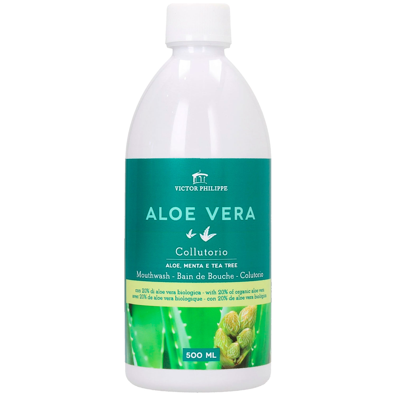 Økologisk Mundskyl Victor Philippe Aloe Vera 500 ml