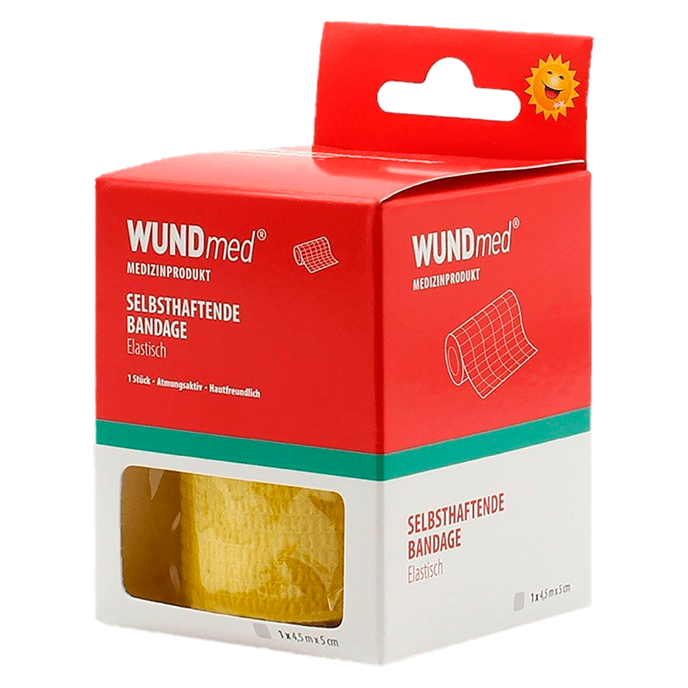 WundMED Selbsthaftender Verband 5 cm x 4,5 Meter BLAU