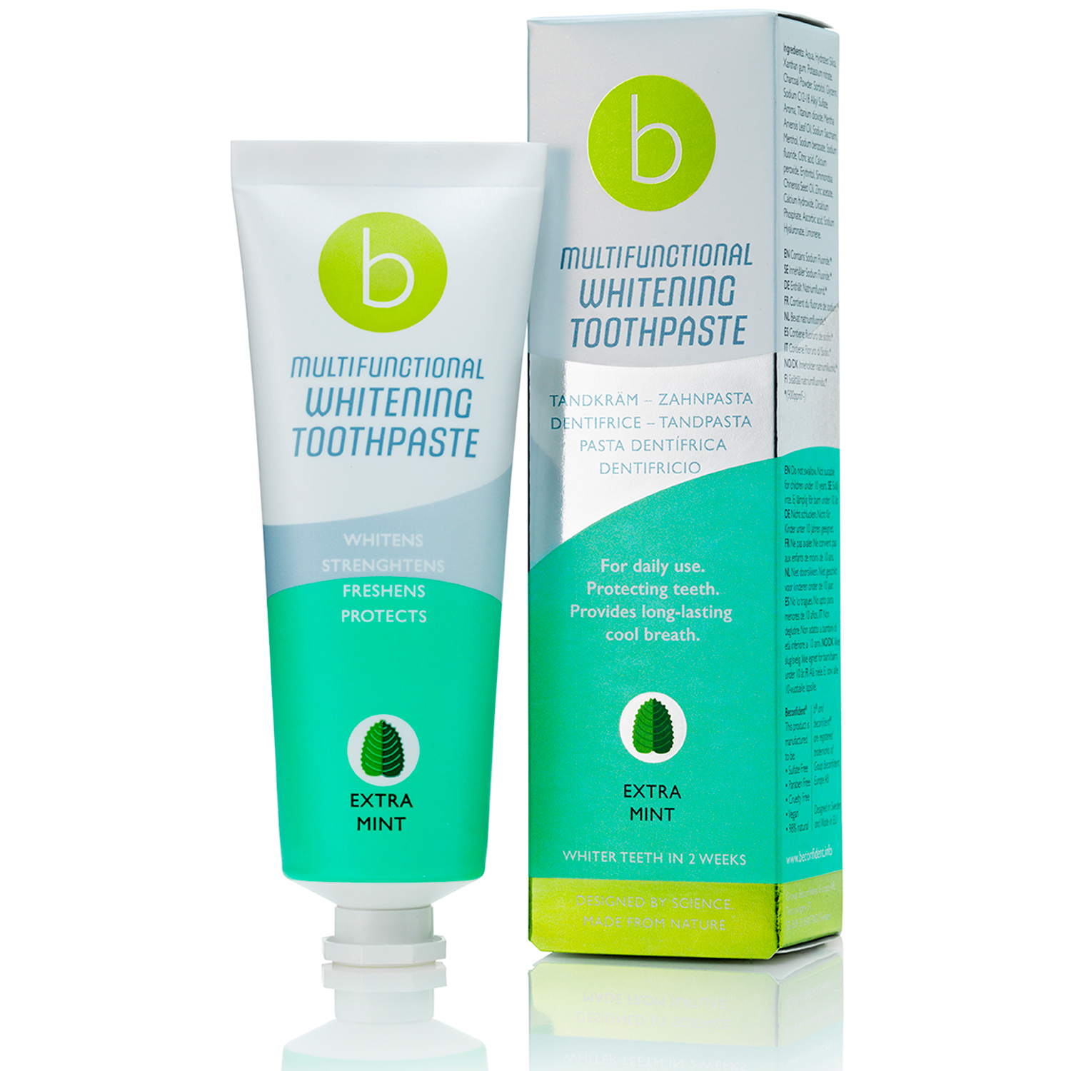 Beconfident Whitening Tandpasta Multifunctional Extra Mint