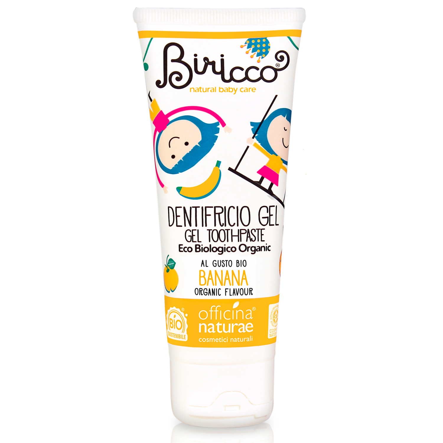 Bio-Kinderzahnpasta BIRICCO Banana Gel