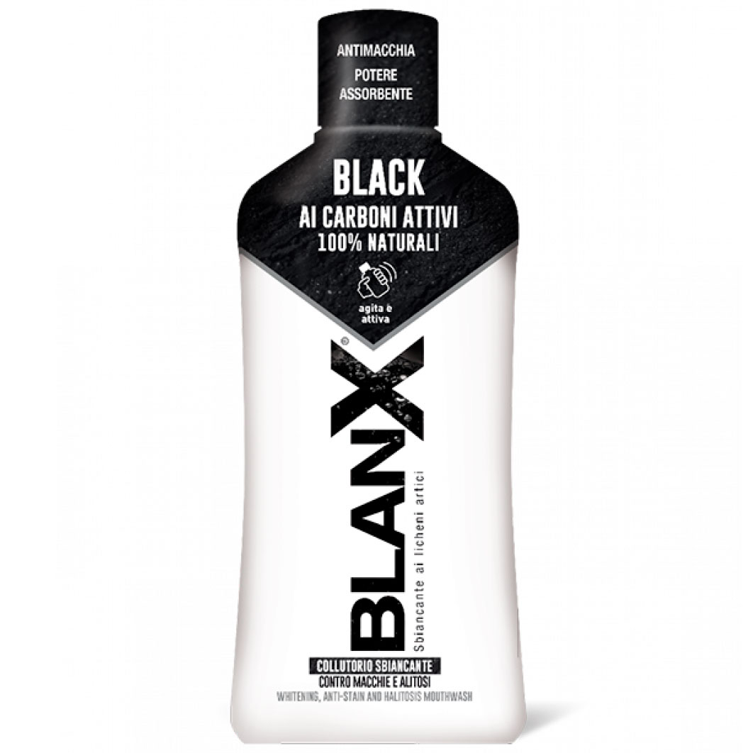 Whitening Mundwasser BLANX Charcoal Black 500 ml