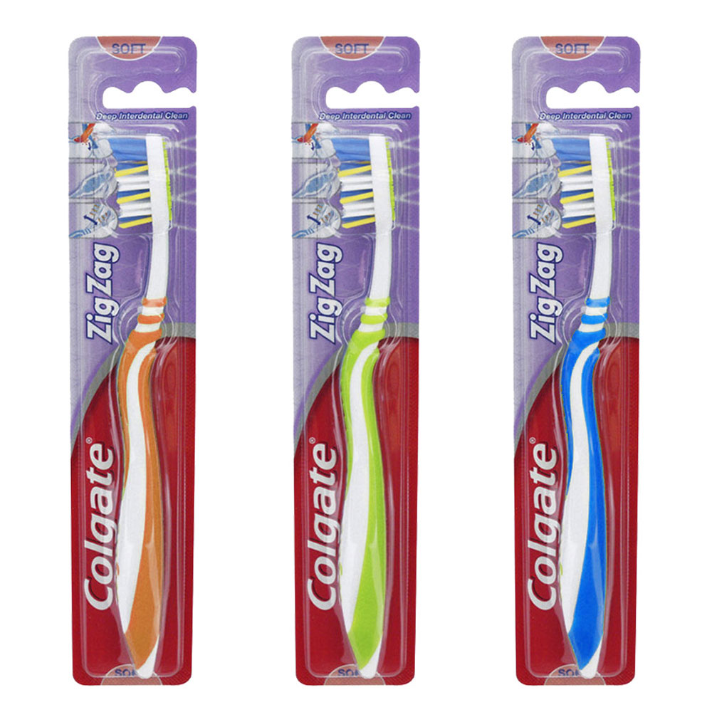 Colgate ZigZag Soft Tandbørste med bløde børstehår - Colgate tandbørster