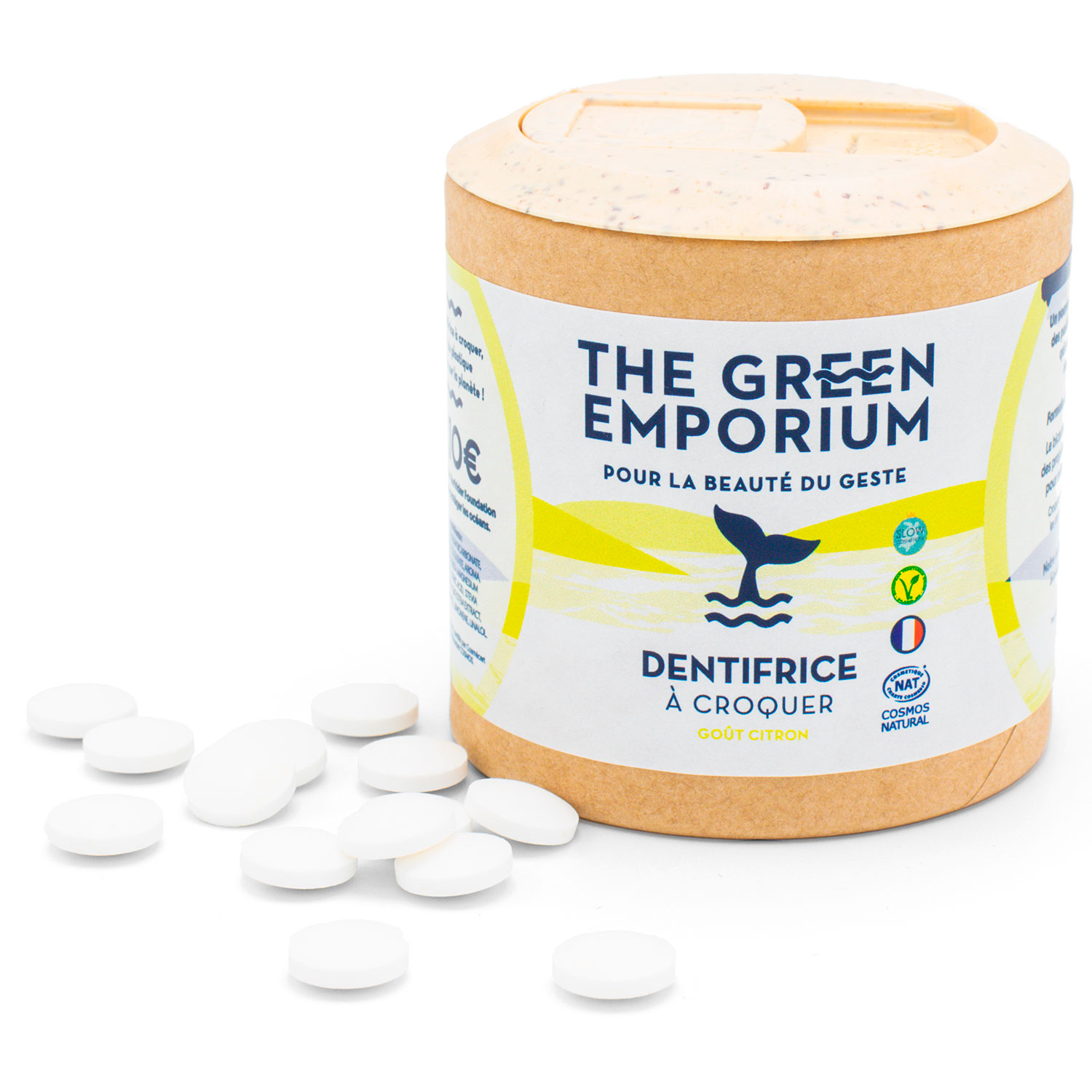Zahnpasta-Tabletten The Green Emporium Lemon 120 Stk.