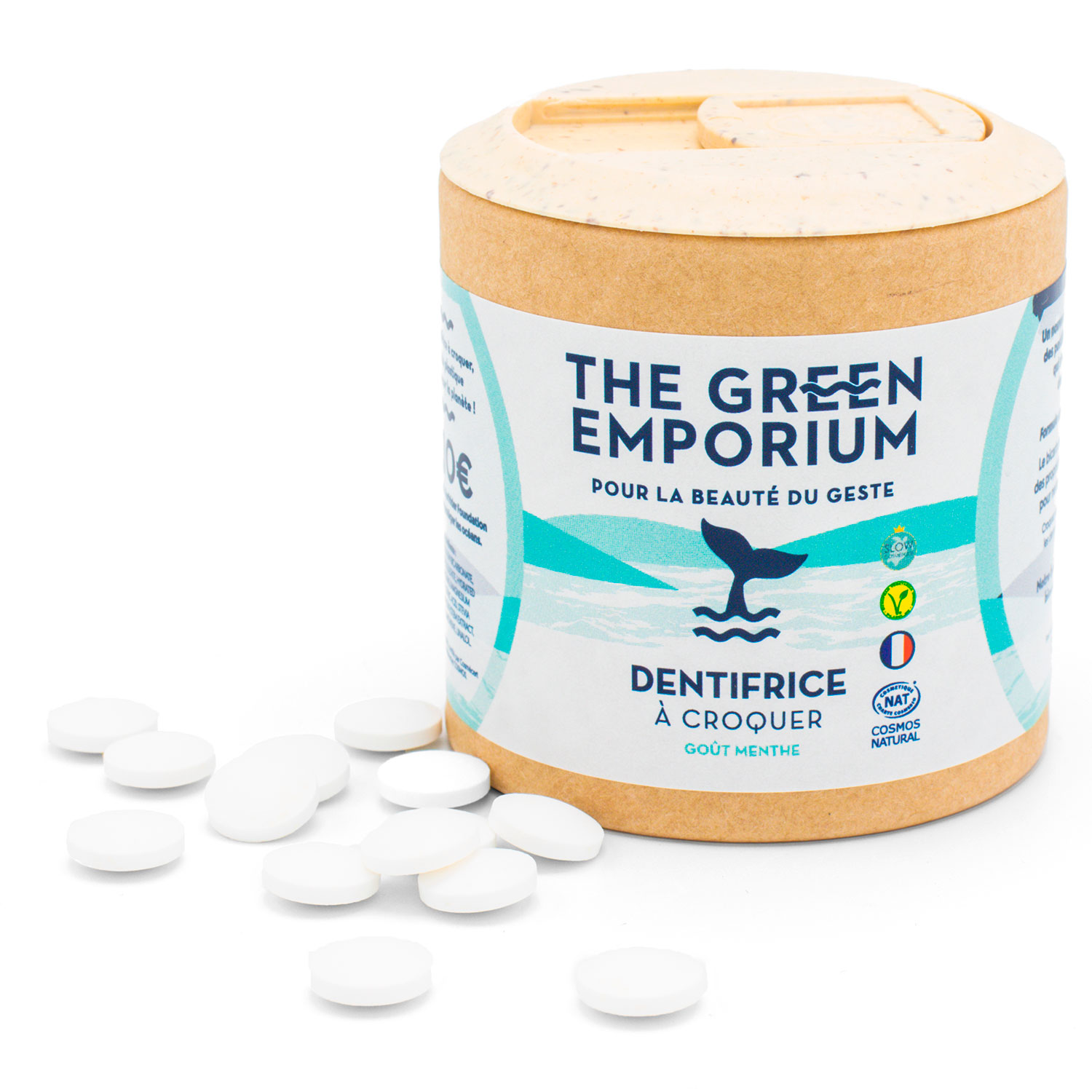 Zahnpasta-Tabletten The Green Emporium Mint 120 Stk.