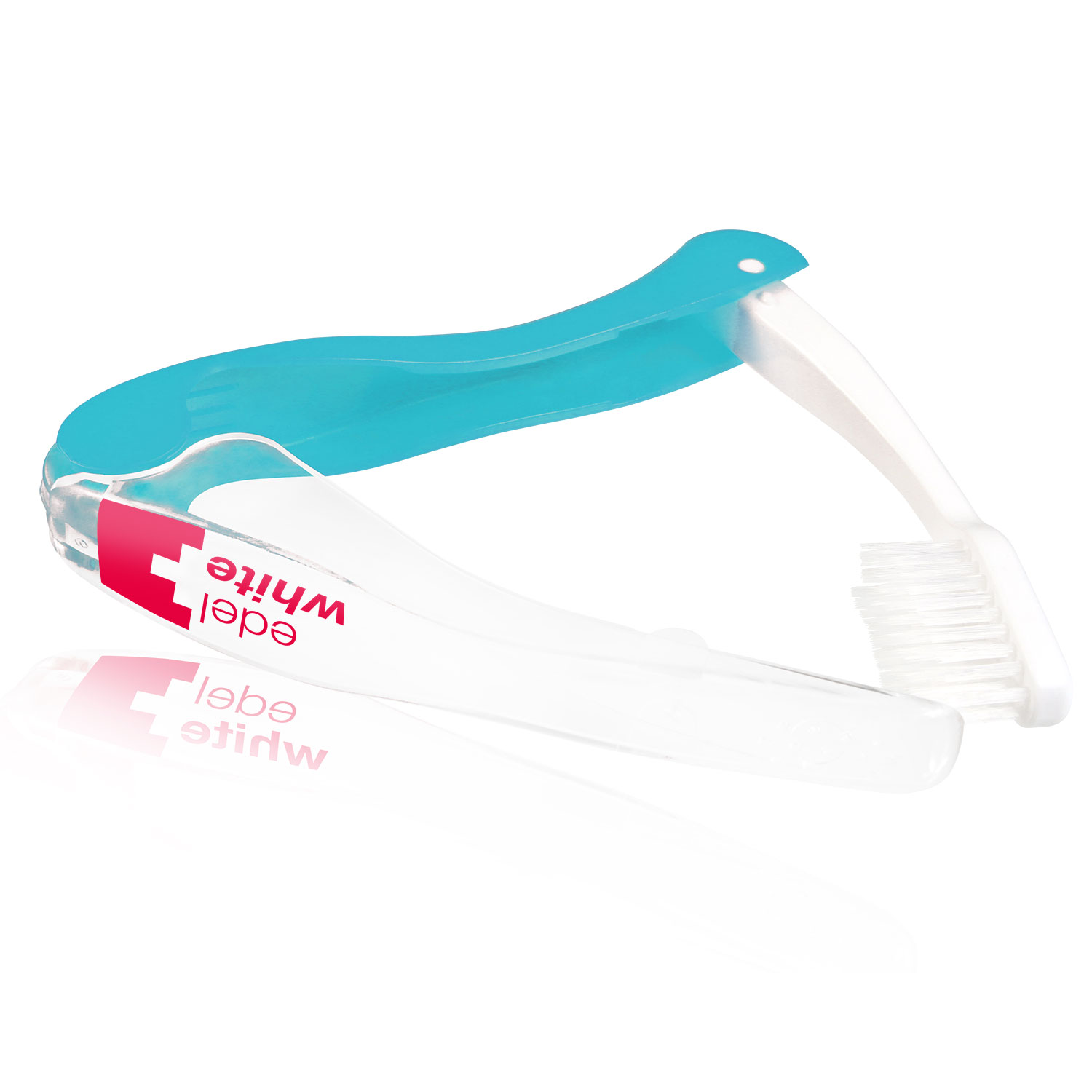 Edel+White WHITENING Reisezahnbürste Flosserbrush To Go Pocket
