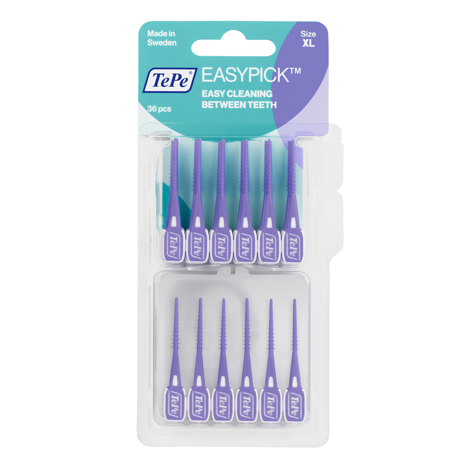 TePe EasyPick Tandstikbørster XL Extra Large LILLA