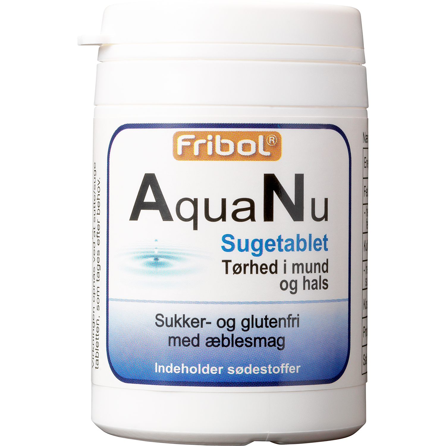 AquaNu Sugetabletter mod tør mund FRIBOL 50g