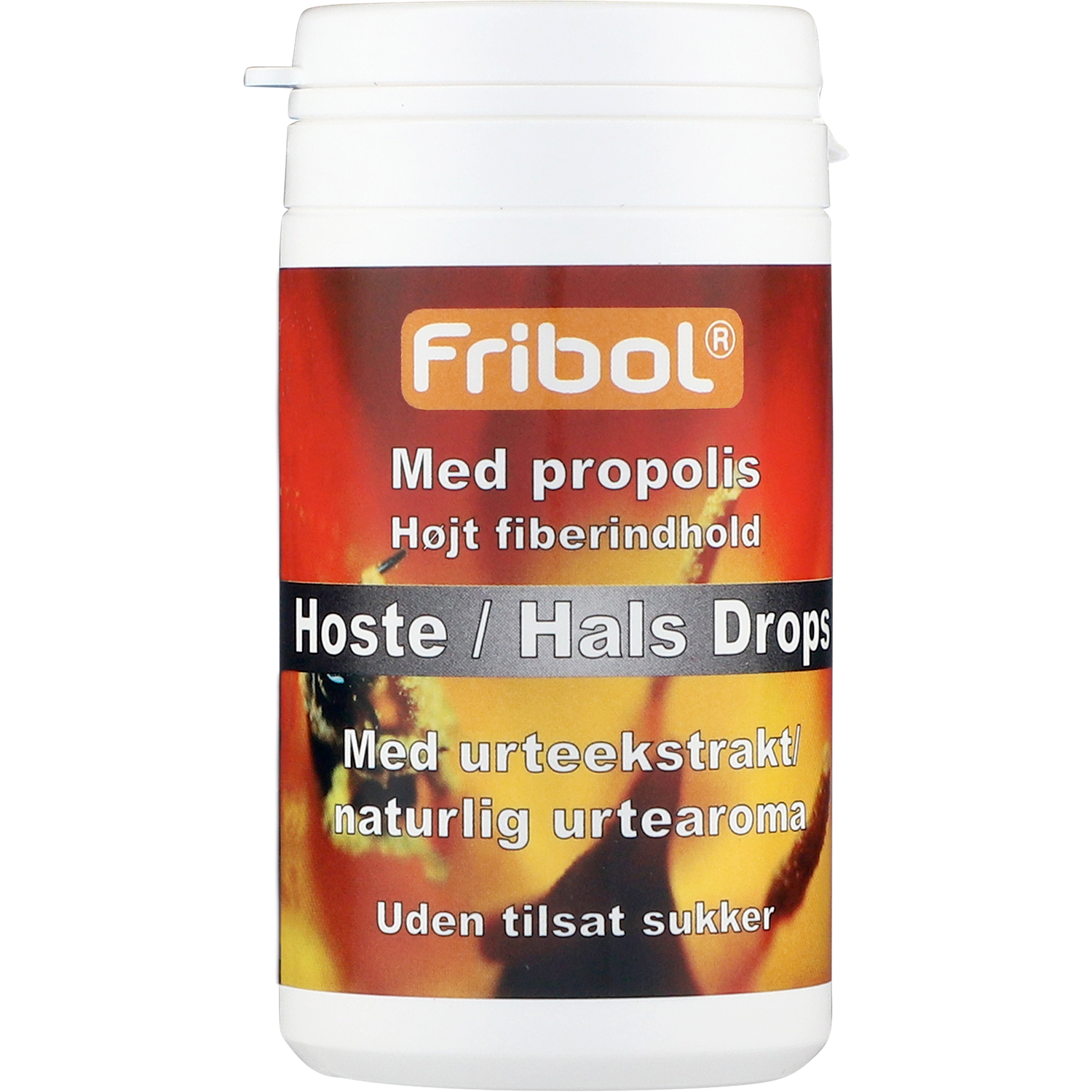 Fribol Propolis Halsdrops Sukkerfri Hostebolcher 60g