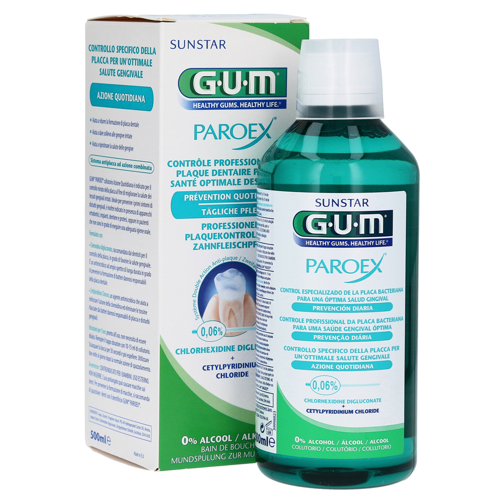GUM Paroex 0,06 % Chlorhexidin MUNDSPüLUNG 500 ml