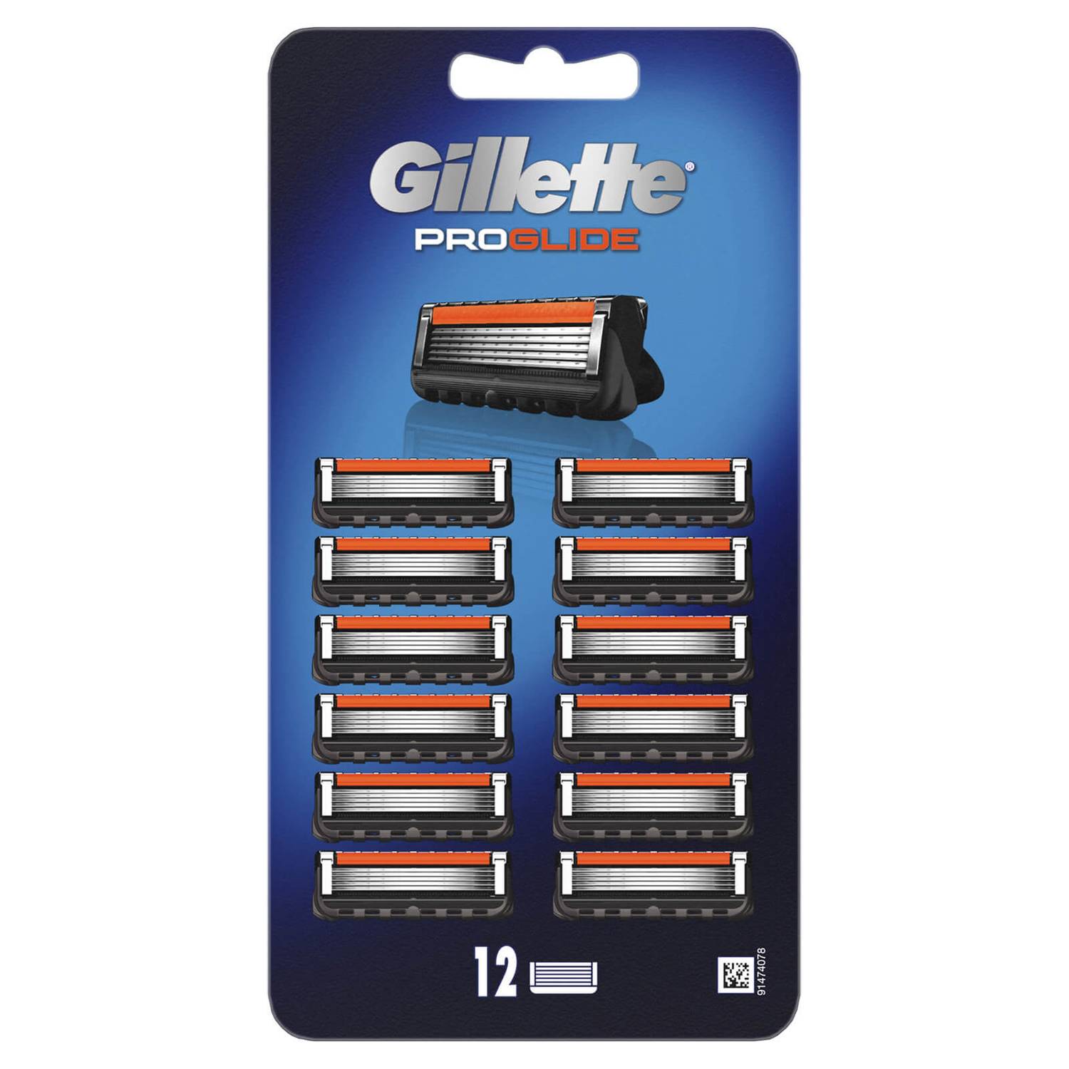 Gillette 12 Stk. ProGlide Rasierklingen