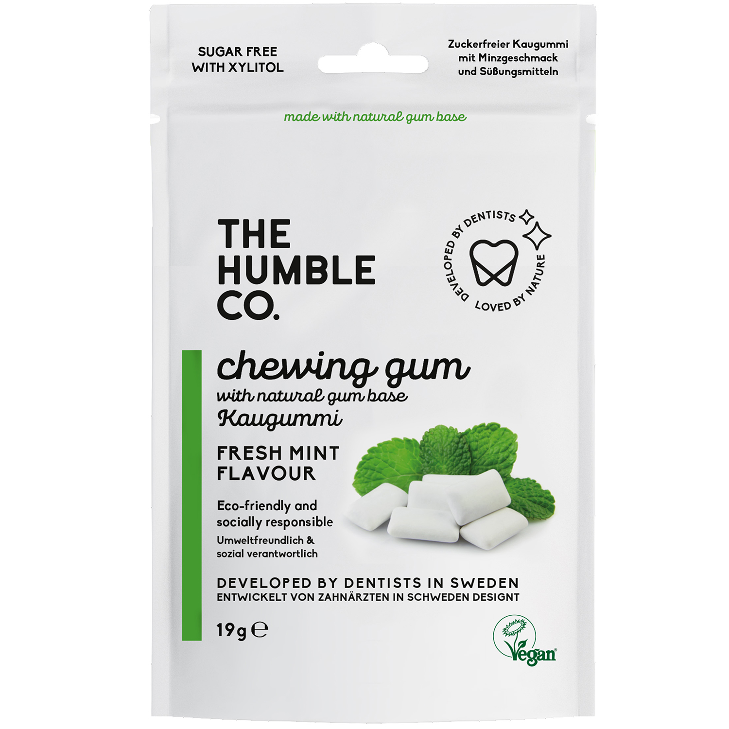 Naturligt Tyggegummi The Humble Co. Fresh MINT
