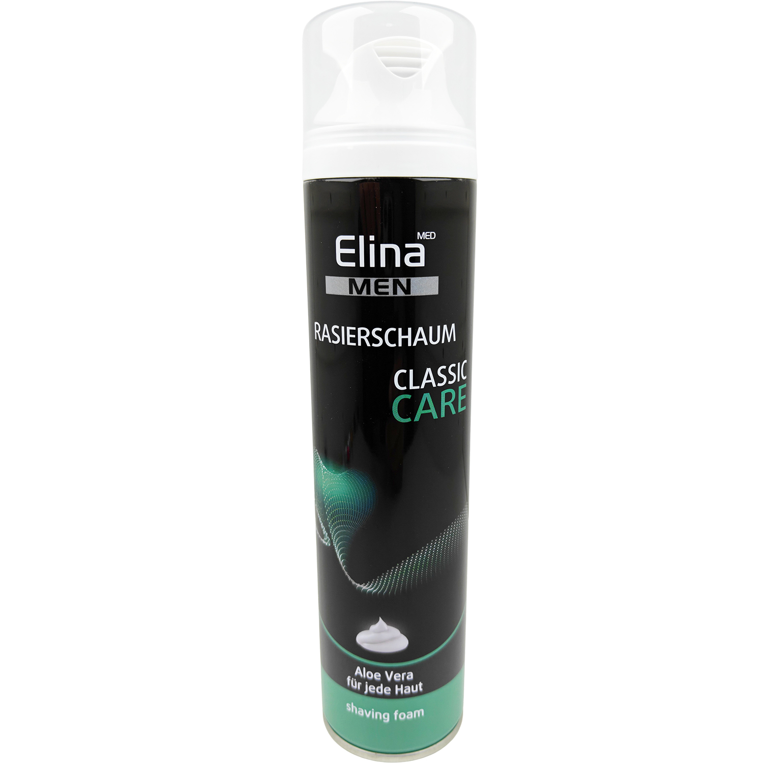 Elina Men Classic Care Barberskum med Aloe Vera 300 ml - Barberskum / Barbergel / Barberolie - Barbering / Hårfjerning