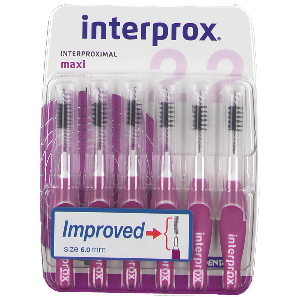 InterProx 4G Premium Mellemrumsbørster - Maxi - 2.2 mm - LILLA