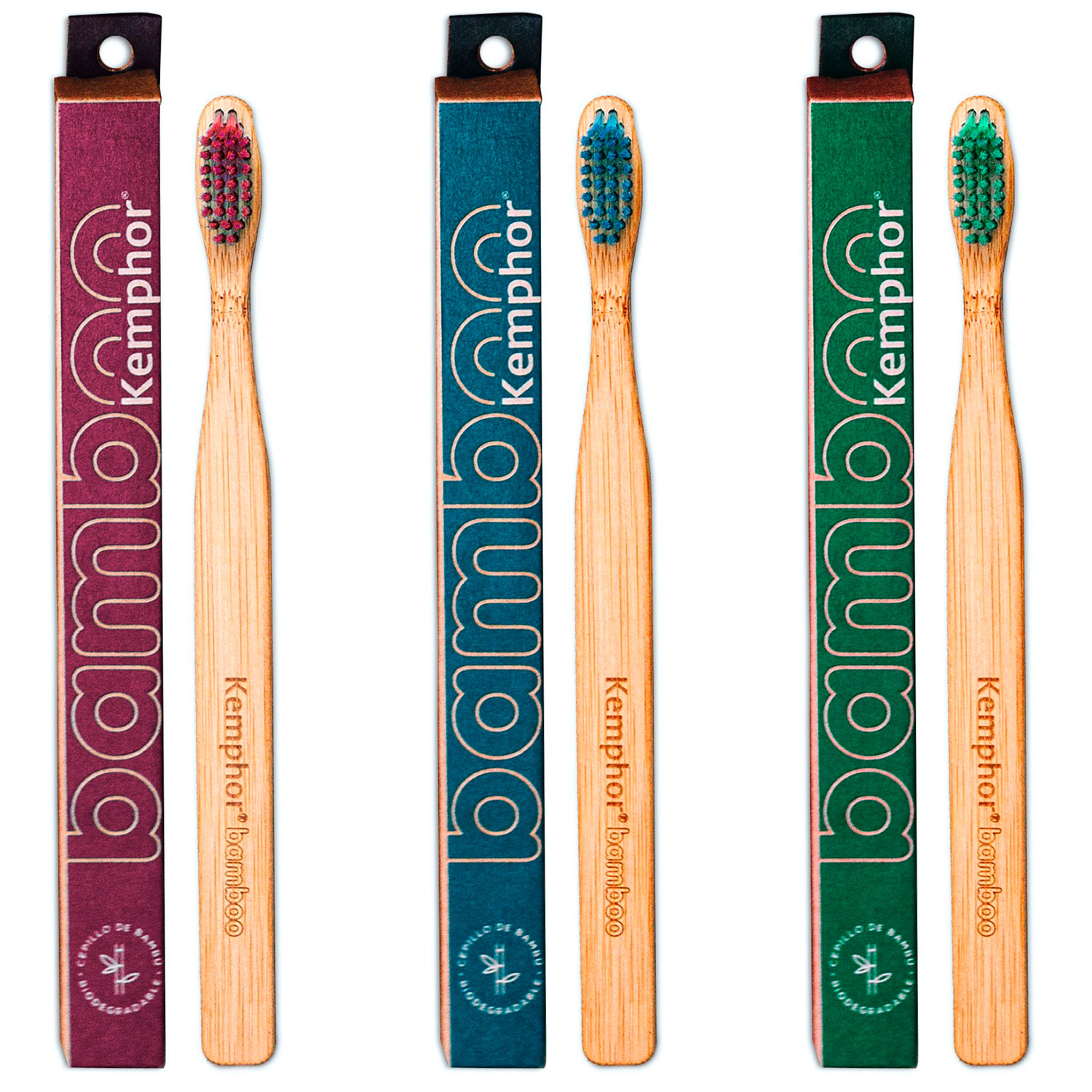 Bambus Tandbørste Kemphor Bamboo