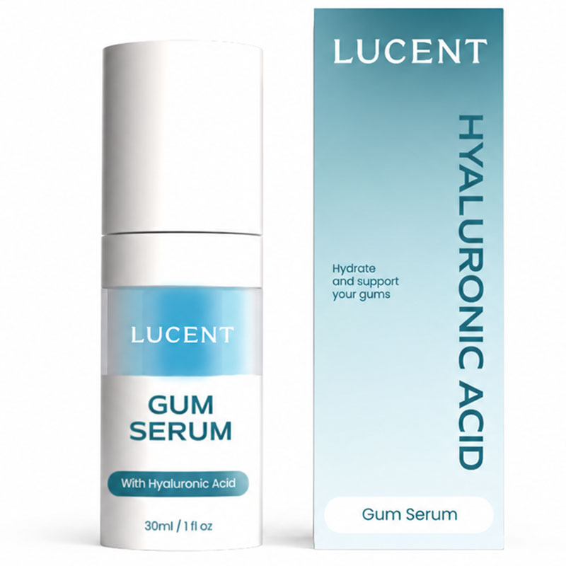 Lucent Gum Serum med Hyaluronsyre - Intensiv pleje og fugt til et sundere tandkød (30 ml.) - Hydroxyapatit Tandpasta