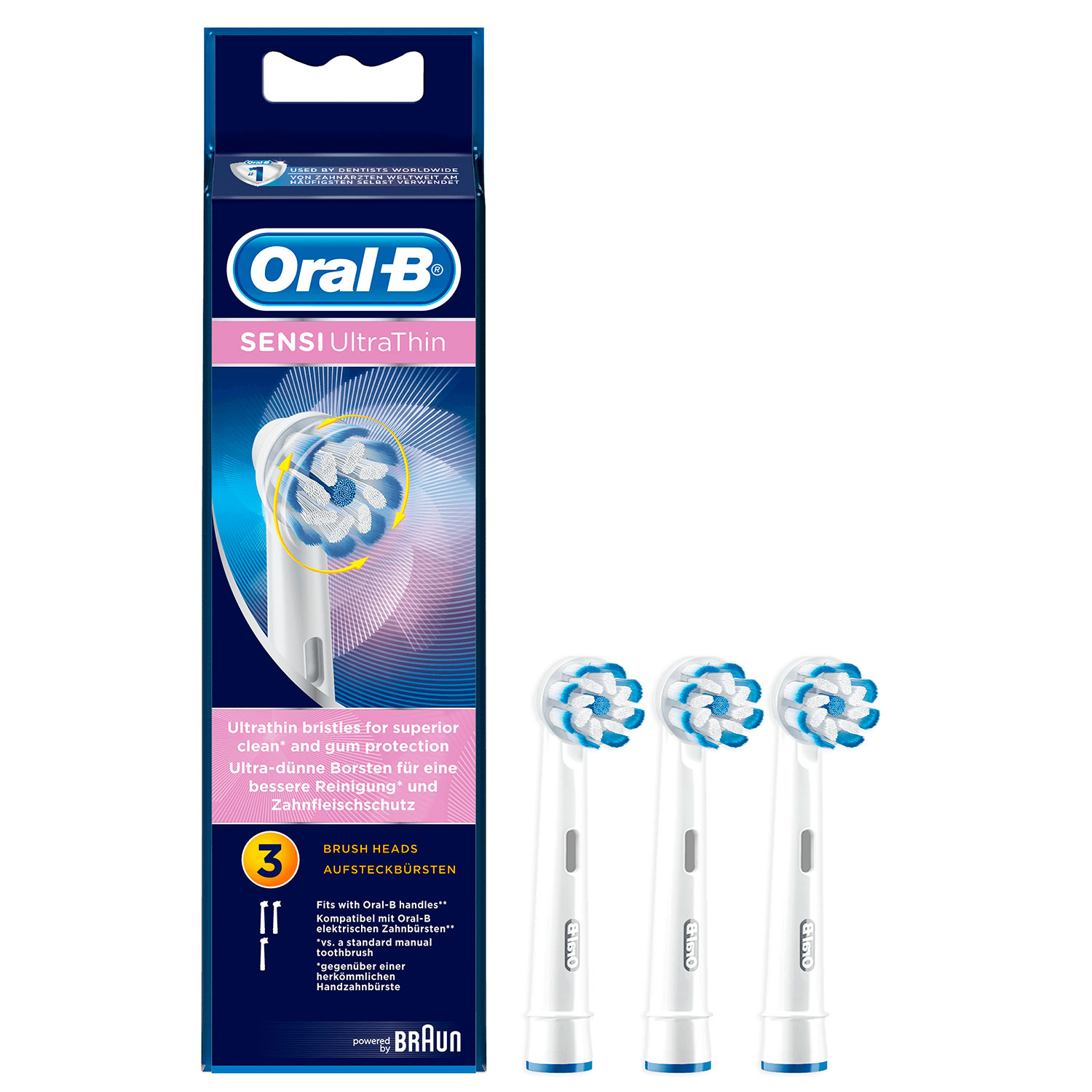 Oral-B Sensitive Børstehoveder Sensi UltraThin 3 stk.