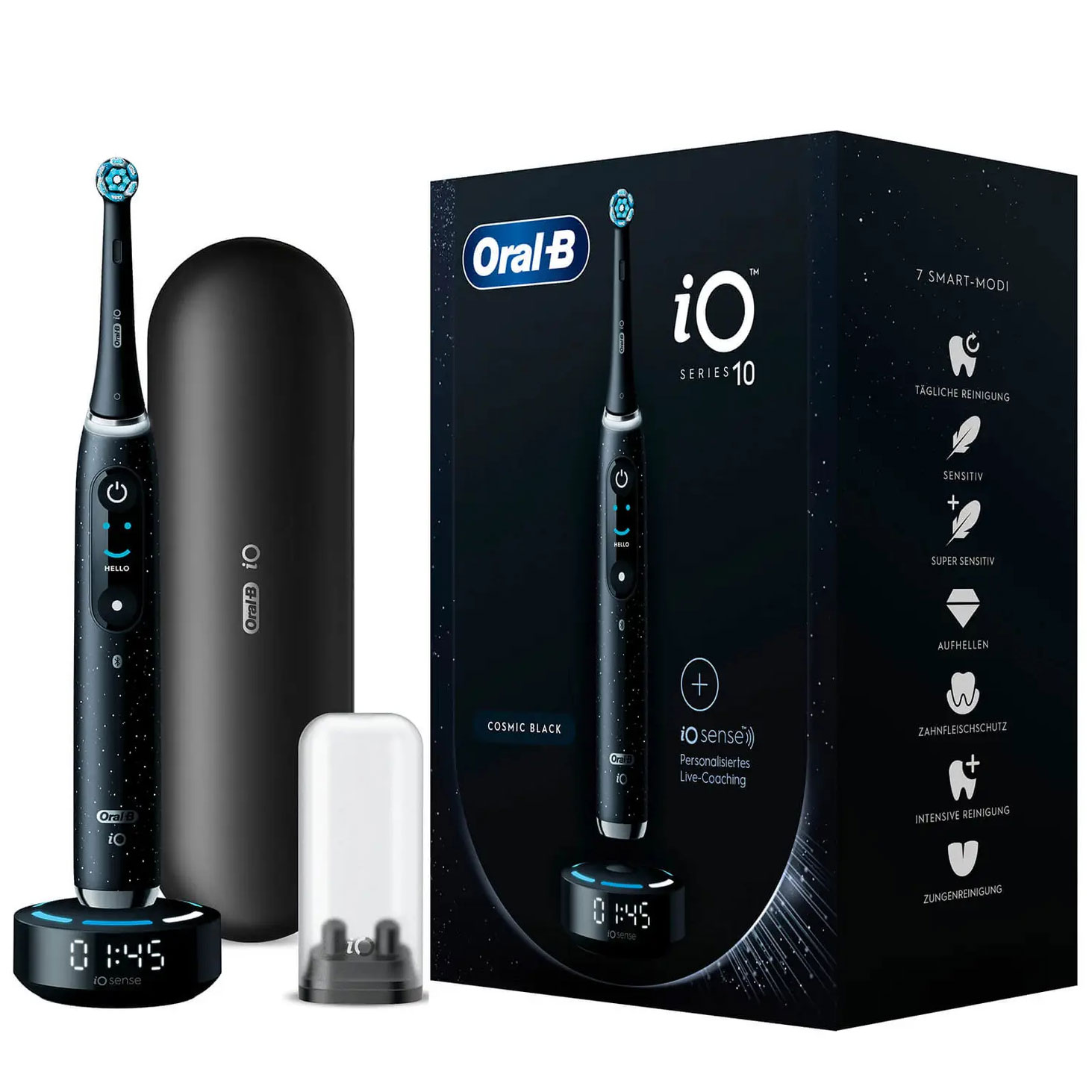 Oral-B iO El-tandbørste Series 10 Cosmic Black - Oral-B iO El-tandbørster