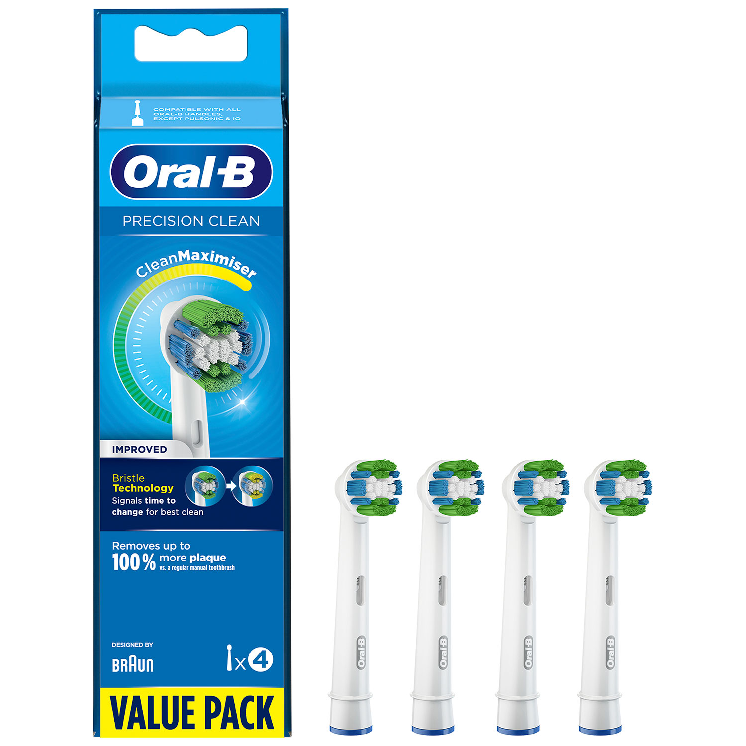 Oral-B Børstehoveder Precision Clean CleanMaximiser 4 stk.