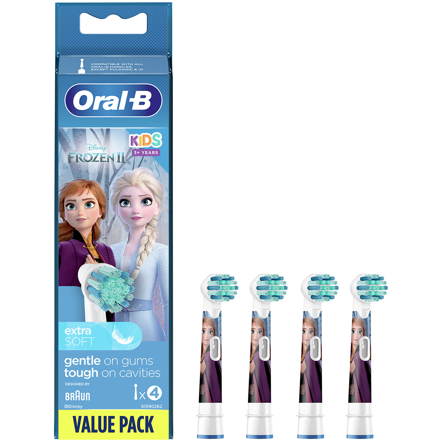 Oral-B Frozen Bürstenköpfe für Kinder 4 Stk.
