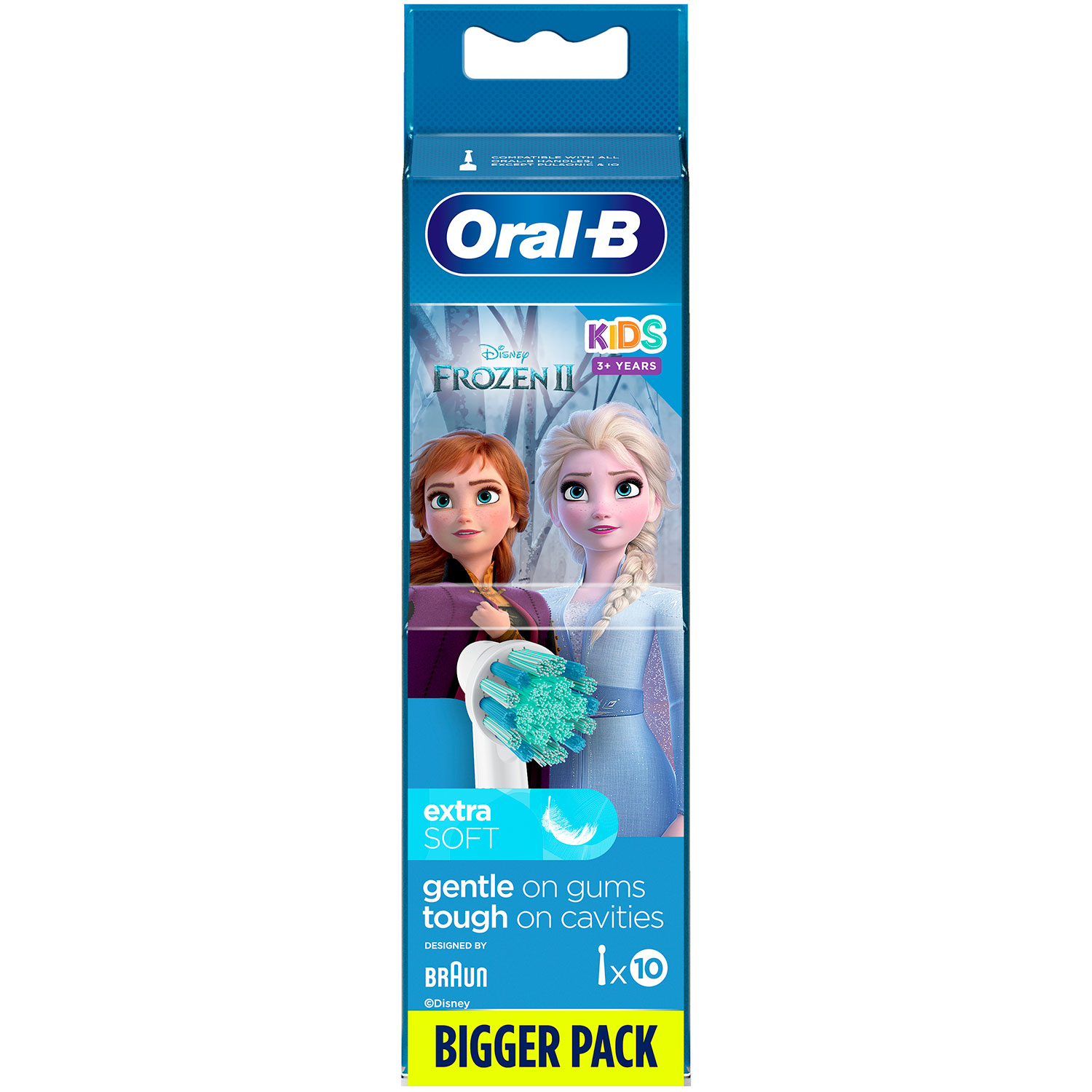 10 Stück Frozen Oral-B Disney Bürstenköpfe für Kinder
