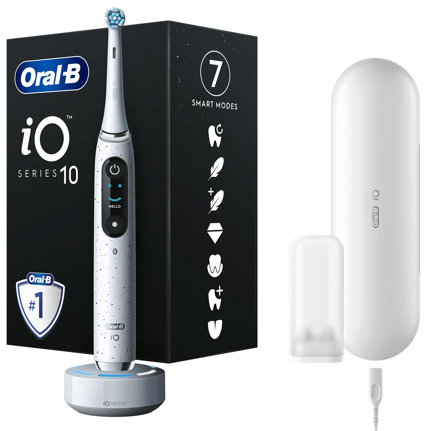 Oral-B iO Elektrische Zahnbürste Serie 10 Stardust White