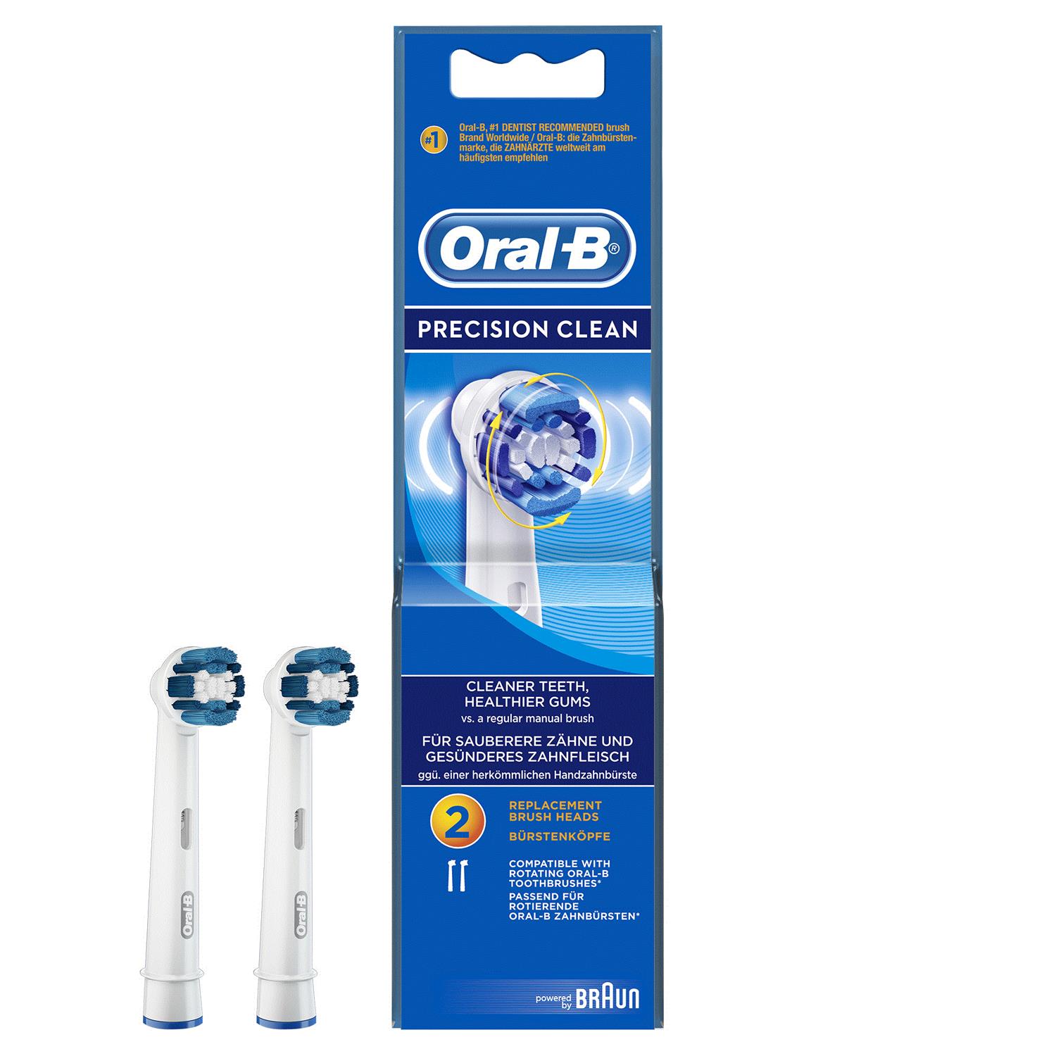 Oral-B Precision Clean tandbørstehoveder - 2 stk.