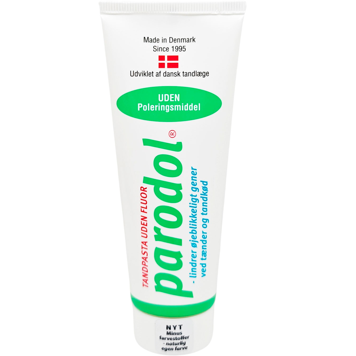 Parodol Sensitive Teeth & Gum Zahnpasta ohne Fluorid GRÖN