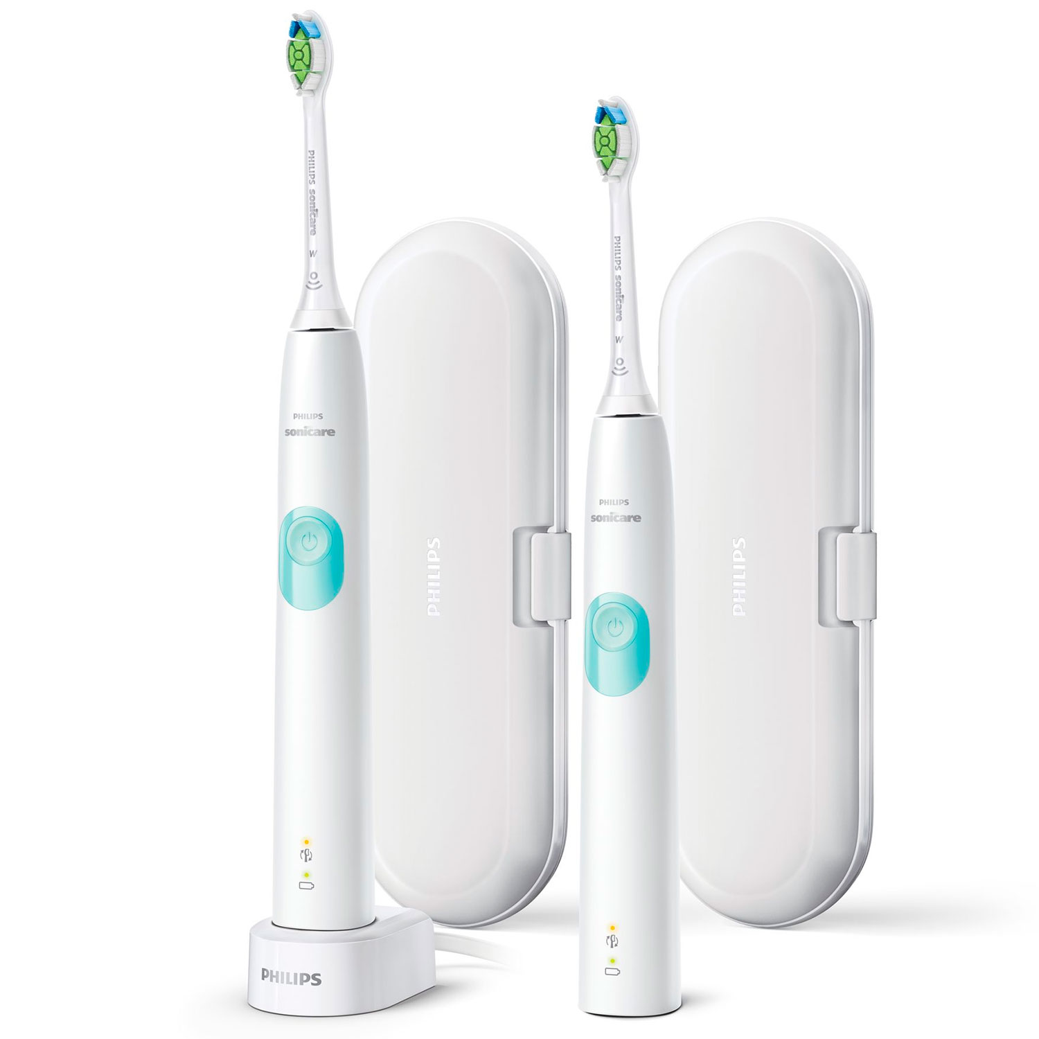 Philips Sonicare DUO 2 Stk. Elektrische Zahnbürsten ProtectiveClean 4300