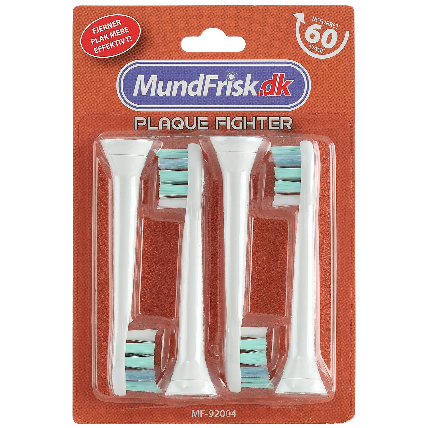 4 Stück Plaque Fighter Bürstenköpfe für Philips SonicCare