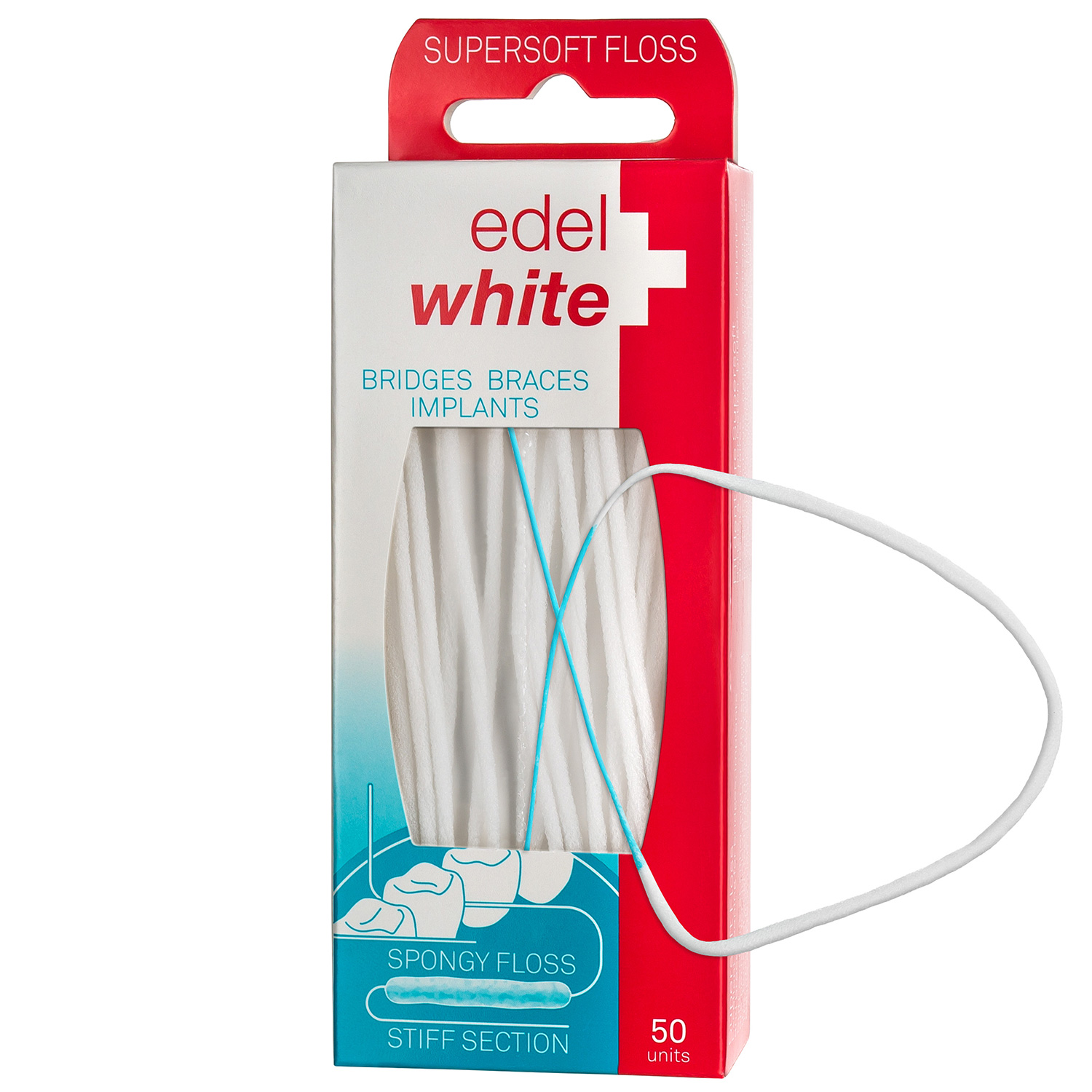 Edel+White Zahnseide Supersoft Floss 50 Stk.