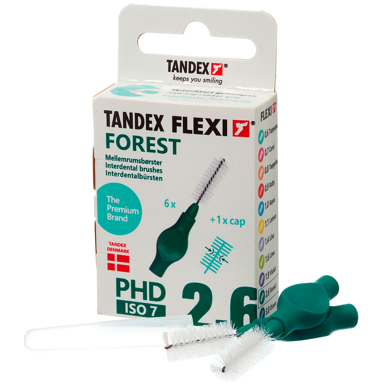 Tandex Flexi Gap Bürsten ISO 7 FOREST