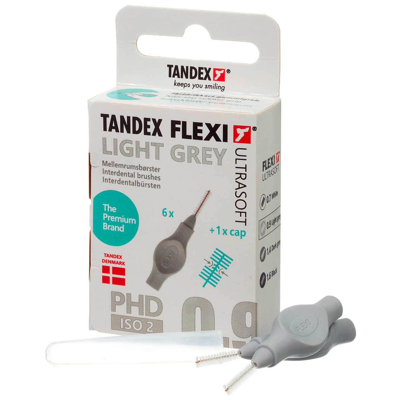 Tandex Flexi ULTRASOFT Spaltbürsten 0,60 mm ISO 2 HELLGRAU