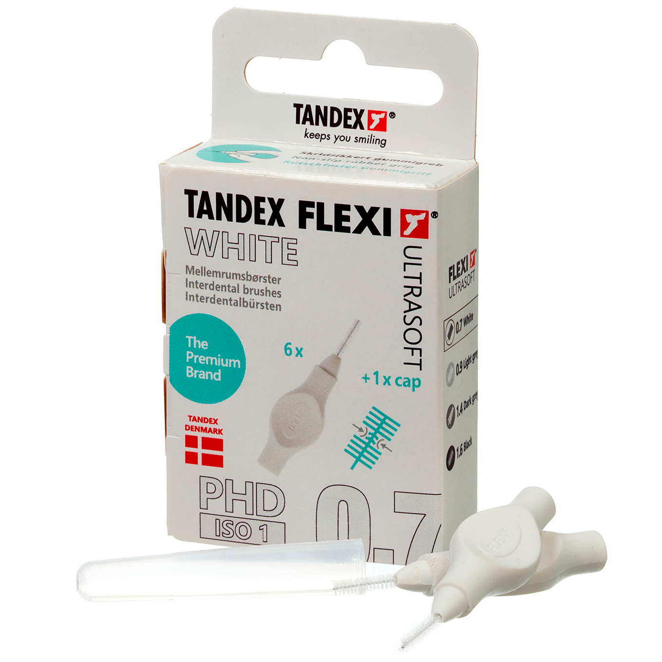 Tandex Flexi ULTRASOFT Spaltbürsten 0,40 mm ISO 1 WHITE