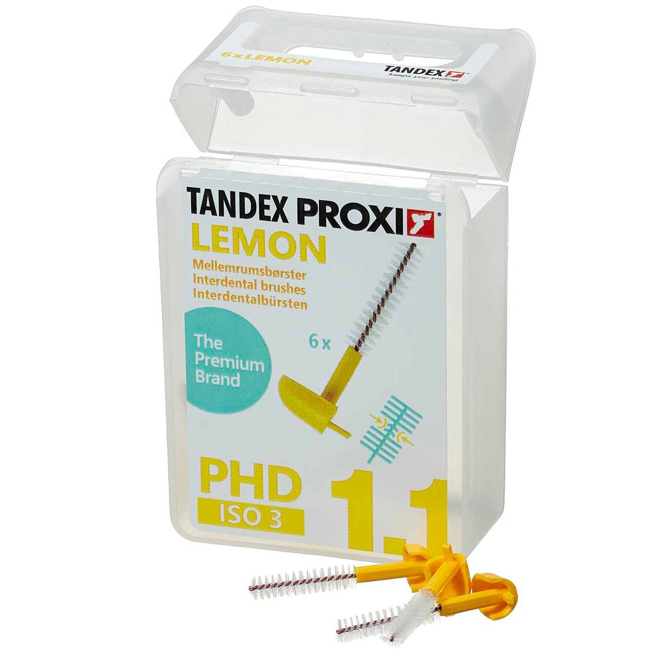 Tandex PROXI Spaltbürsten 0,7 mm ISO 3 LEMON