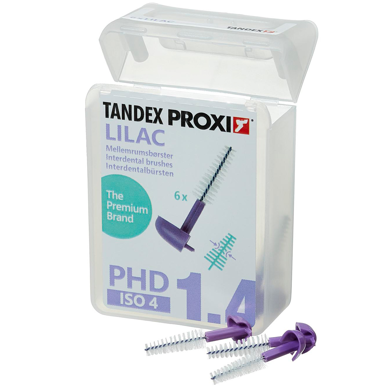 Tandex PROXI Spaltbürsten 0,8 mm ISO 4 LILAC