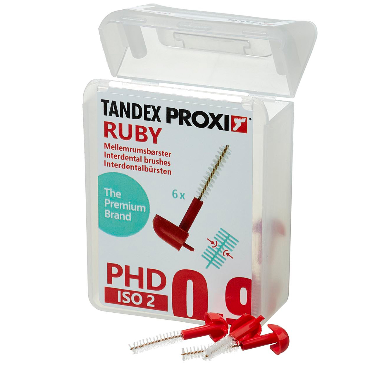 Tandex PROXI Mellemrumsbørster 0.5 mm ISO 2 RUBY