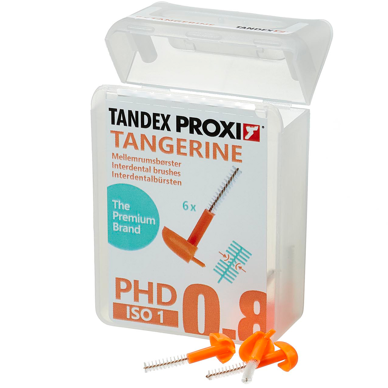 Tandex PROXI Spaltbürsten 0,45 mm ISO 1 TANGERINE