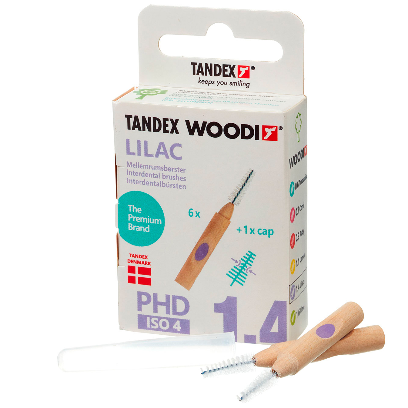 Tandex Woodi Gap-BürstenISO 4 LILAC