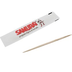 Tandstikker Enkeltpakket i Display SAMURAI 200 stk.