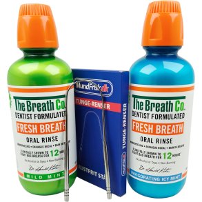 1 Liter Special Mundskyl mod Drlig nde THE BREATH Co. + Tungeskraber
