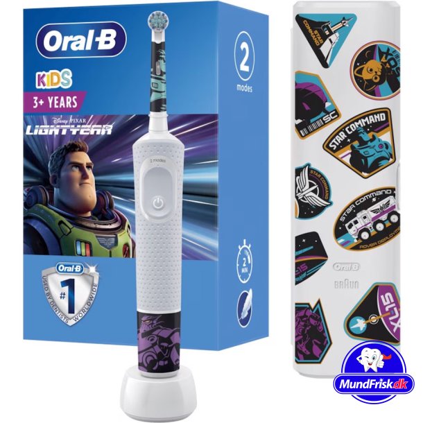 Oral-B Pixar Lightyear El-tandbrste Til Brn Inkl. Rejseetui