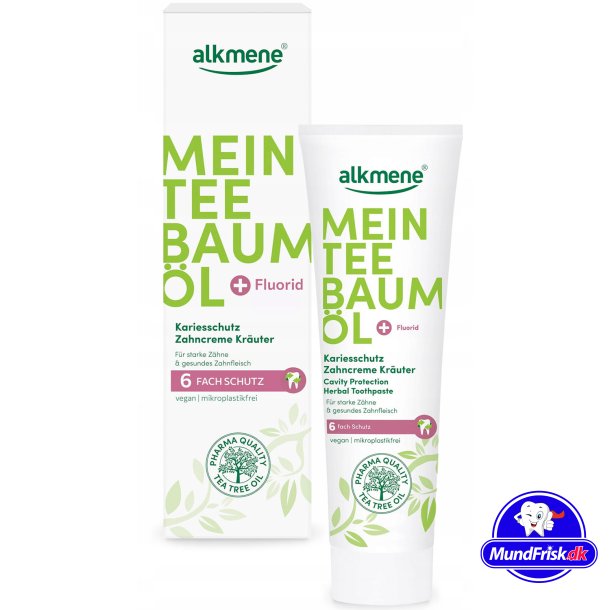 Alkmene Tea Tree Tandpasta Herbal Cavity Protection 100 ml