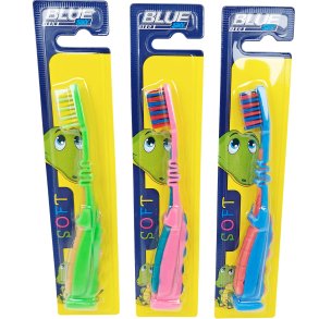 Barntandborste BLUE SKY Crocodille Soft 1 st.