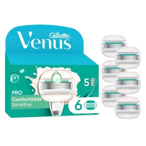 Gillette Venus Pro Comfortglide Sensitive 6 stk. Barberblade