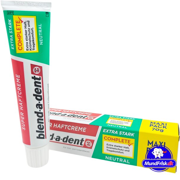 Haftcreme fr Zahnprothesen BLEND-A-DENT Neutral Grotube 70g