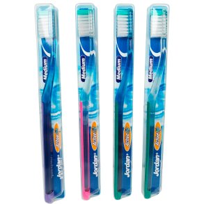 JORDAN Active Tip Tandbrste Medium - 1 stk.