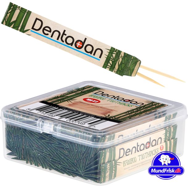 Dentadan Bambus-Holzzahnstocher 100 x 2 Stk.