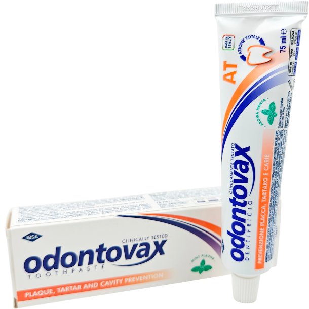 Zahnpasta gegen Plaque und Zahnstein ODONTOVAX Total Action 75 ml