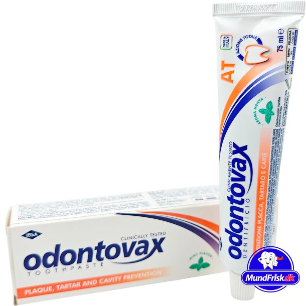 Tannkrem mot plakk og tannstein ODONTOVAX Total Action 75 ml