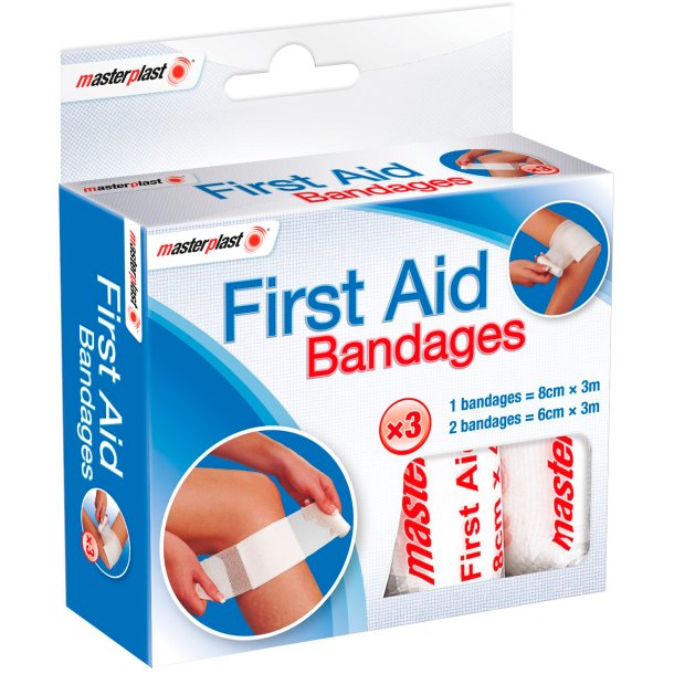 Bandasjer 3 pcs. MASTERPLAST Frstehjelp